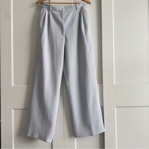 Aritizia Babaton light blue pants straight Wide-Leg size 12